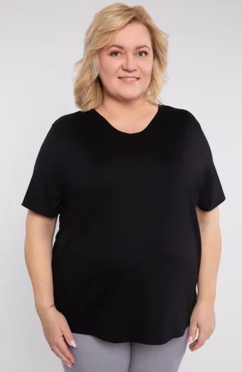 Črna pletena bluza