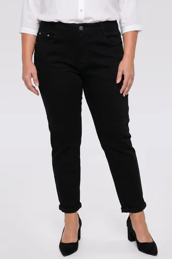 Črne klasične jeans hlače