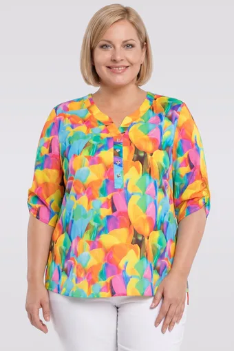 Bluza s pisanimi tulipani