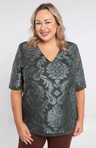 Elegantna zelena bluza
