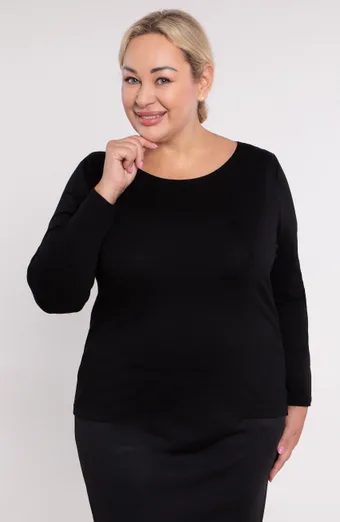 Navadna črna bluza
