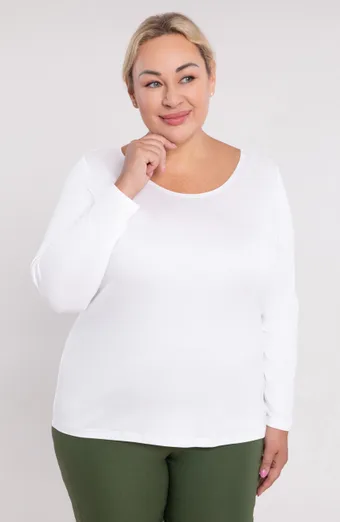 Navadna bela bluza