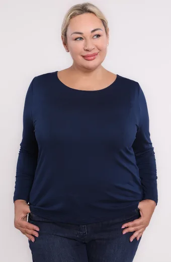 Navadna mornarsko modra bluza