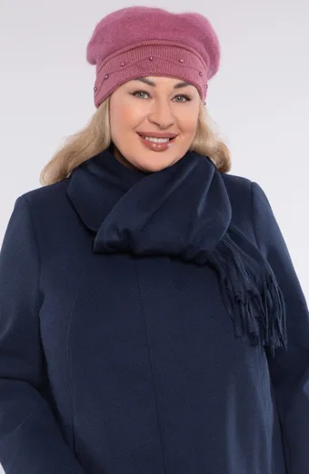 Roza klobuk iz mešanice angore