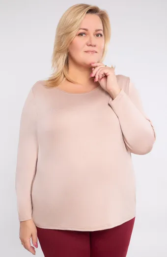 Navadna bež bluza