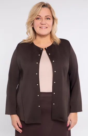blazer jakna z biseri