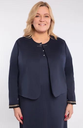 Temno modra blazer