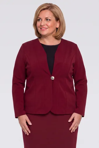 Formalna bordo blazer