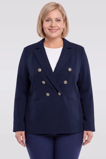 Formalna temno modra blazer