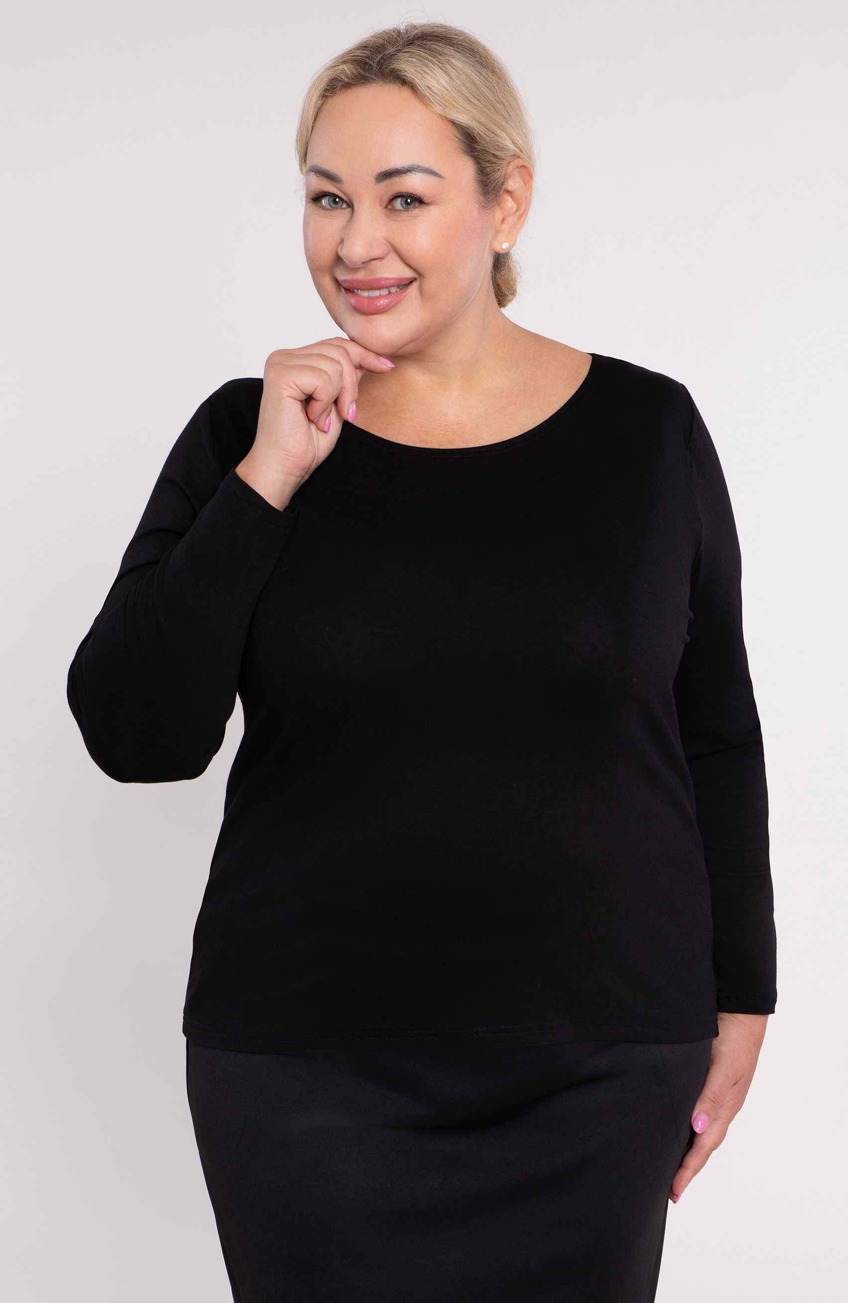 Navadna črna bluza
