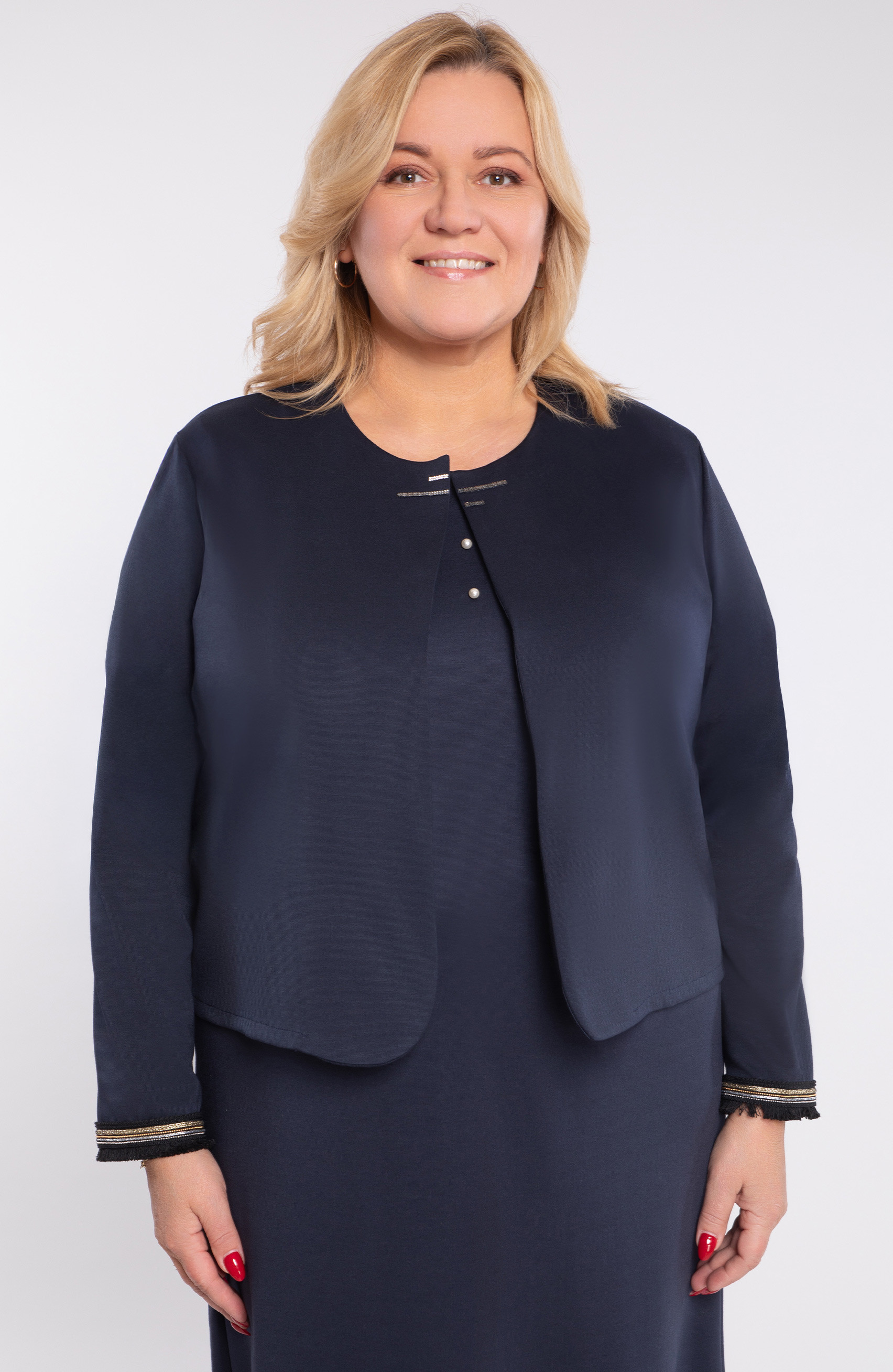 Temno modra blazer